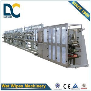 DCW-4800 Höghastighets våthandduksmaskin Siemens Servo Control 30-120st Baby Wet Wipe Folding Machinery Company